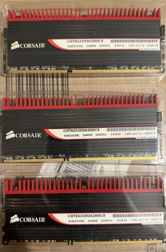 3x2gb corsair dominator - dominator, gt