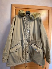 Parka donna marca Gattinoni taglia XXL, con interno in finta pelliccia usato