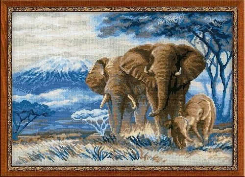 Riolis elefanti nella savana - -,