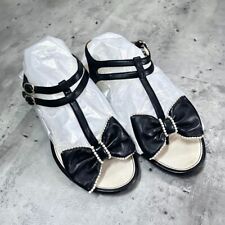 CHANEL Sandali con nastro di