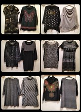 LOTTO STOCK 12 PEZZI D'ABBIGLIAMENTO DONNA RAGAZZA TAGLIA S/M