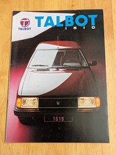Talbot 1510 Brochure Prospekt