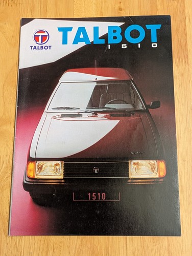 Talbot 1510 brochure prospekt - talbot,