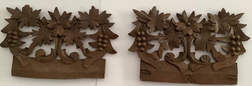 Cimase legno intagliato a - in,