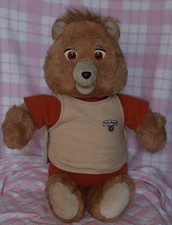 PUPAZZO TEDDY RUXPIN 1984 VINTAGE PELUCHE ANNI 80 RARO ANIME CARTONE ANIMATO
