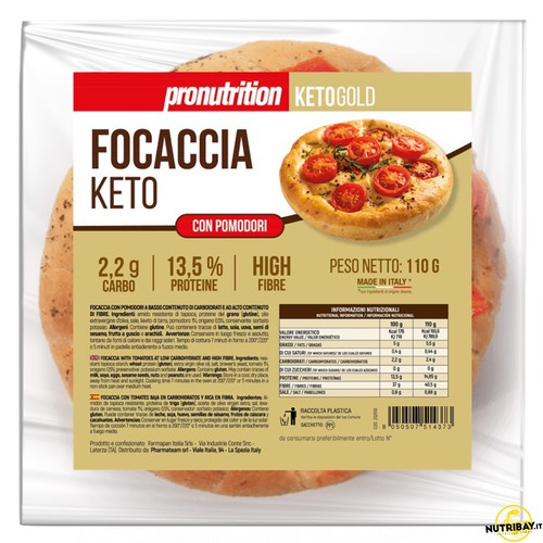 Pronutrition focaccia keto - pronutrition,