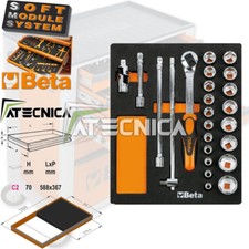 Termoformato Beta M83 serie di 24 pezzi con bussole 920 e cricchetto 1/2"