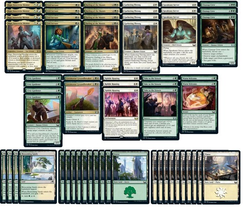 Mazzo citizen selesnya verde - -,