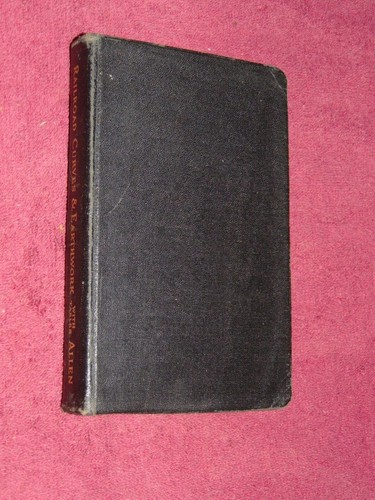 1931 book railroad curves - 1931, book: