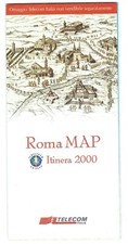 *GADGET TELECOM ROMA MAP GIUBILEO 2000 ITINERA MAPPA DI ROMA