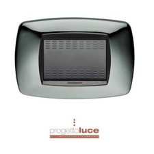 MASTER MODO PLACCA 3 MODULI 39TC223 COLORE CROMO