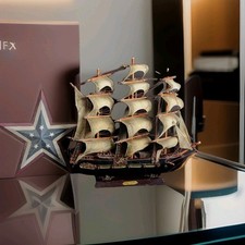  Nave da guerra navale spagnola 1780 replica modello barca a vela legno 