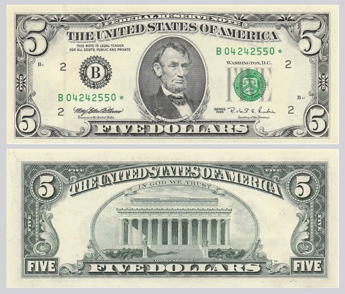 Usa dollari 1995 star - 5, p