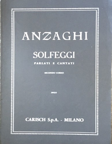 Anzaghi solfeggi parlati e - -,