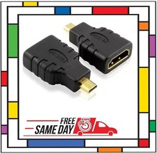 CONVERTITORE ADATTATORE HDMI FEMMINA A MICRO HDMI PLACCATO ORO per Home Theater GoPro