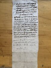 Antico manoscritto 1617