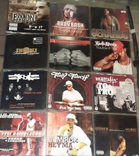 CD musica Rap Hip Hop singoli vari artisti 12pz.