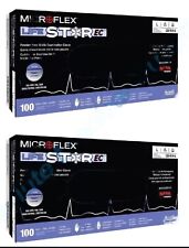 *200-Guanti* Ansell MicroFlex LIFESTAR EC PF Polsino esteso doppio strato LSE-104-L