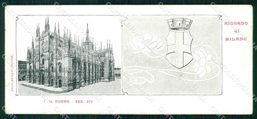 Milano città ricordo duomo - milano, di