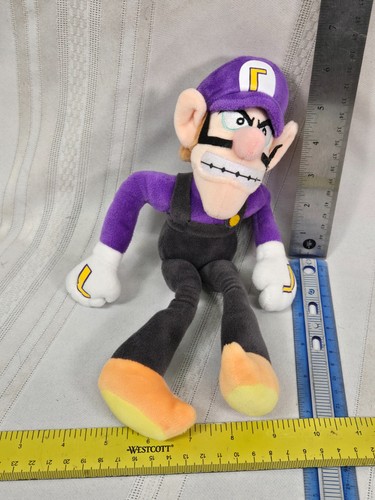 Peluche nintendo waluigi - waluigi, 9"