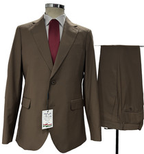 ABITO UOMO MARRONE TABACCO 46