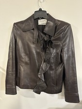 Giacca pelle donna Yves Saint