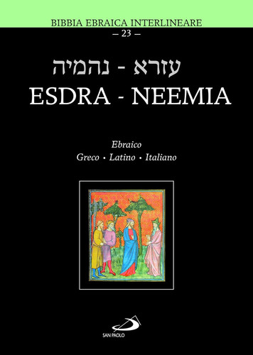 Esdra neemia bibbia - esdra-neemia., ebraica