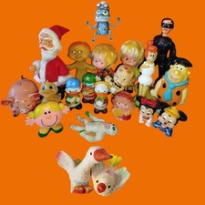 Lotto Pupazzi Gomma Chicco Ledra Ledraplastic Sperlari Fiba Zorro Flintstones 