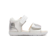 Geox sandali da bambina con strappo eleganti primi passi pelle bianco bambine