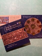 BELGIO 2002 serie Divisionale 8 valori da 1 cent a 2 euro in FDC con Argento