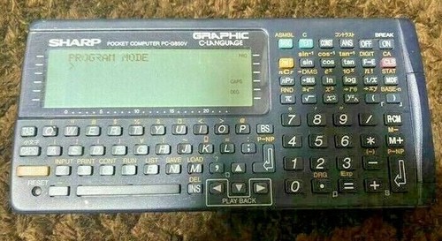 Sharp pocket computer g850v - pocket, pc