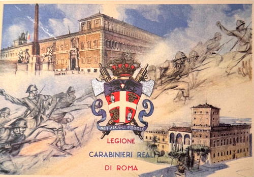 Cartolina militare legione - cartolina,