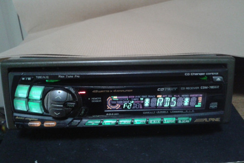 Alpine cdm 7856r radio cd - cdm-7856r, radio,