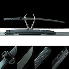 Coltello Tattico Jp Katana Samurai Spada Rivestimento Titanio Lama Antiruggine.