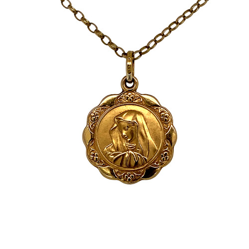 Collana madonna oro giallo - madonna,