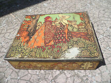 Scatola di latta Litografata Porcheddu Talmone Cadicia Unica Torino