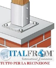 Supporto Zincato per Palo