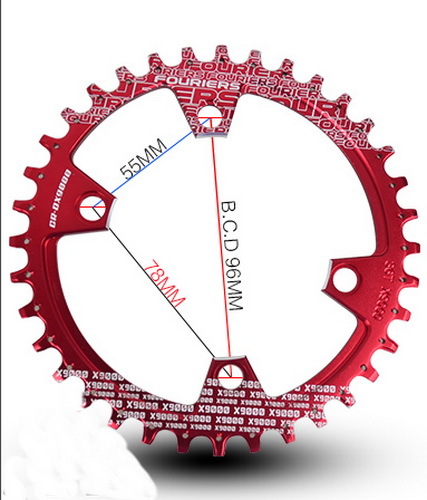 Fouriers mountain bike - fouriers, catena