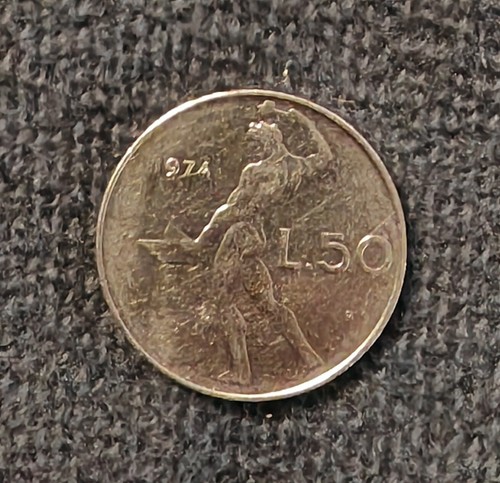Lire 1974 moneta rara - 50,