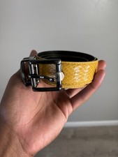 Cintura vintage in vera pelle