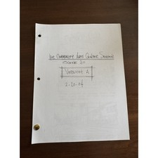 BE COOL Script Storyboard