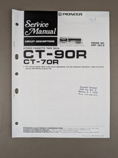 Pioneer CT-90R/CT-70R Stereo
