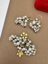 Parure Vintage Oro 18 Kt Perle 