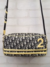 Borsa a tracolla Dior Vintage Trotter PVC Navy Authentic F1118259