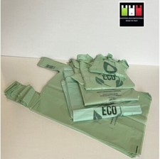 SHOPPER BUSTE BIODEGRADABILI COMPOSTABILI A NORMA DI LEGGE UNI13432 COMPOSTABILE