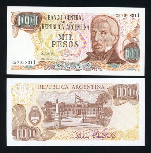 Argentina 1000 pesos generale - argentina,