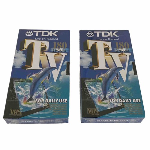 Tdk cassetta vhs vuota 180 - cassetta,