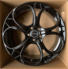 4 Cerchi in lega dedicati Jeep Renegade Compass Cherokee da 18 pollici neri