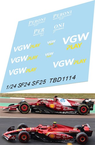 1/24 Decals mancanti per
