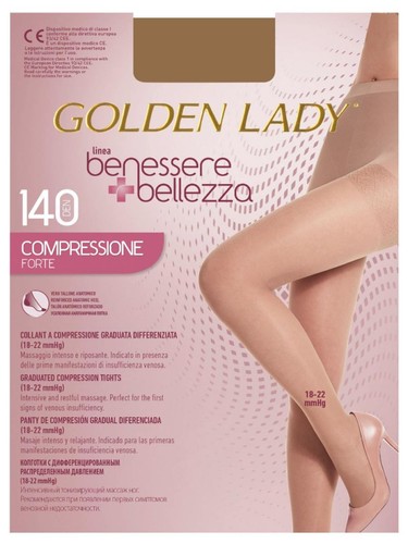 Golden lady collant - golden,